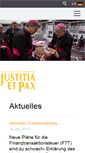 Mobile Screenshot of justitia-et-pax.de